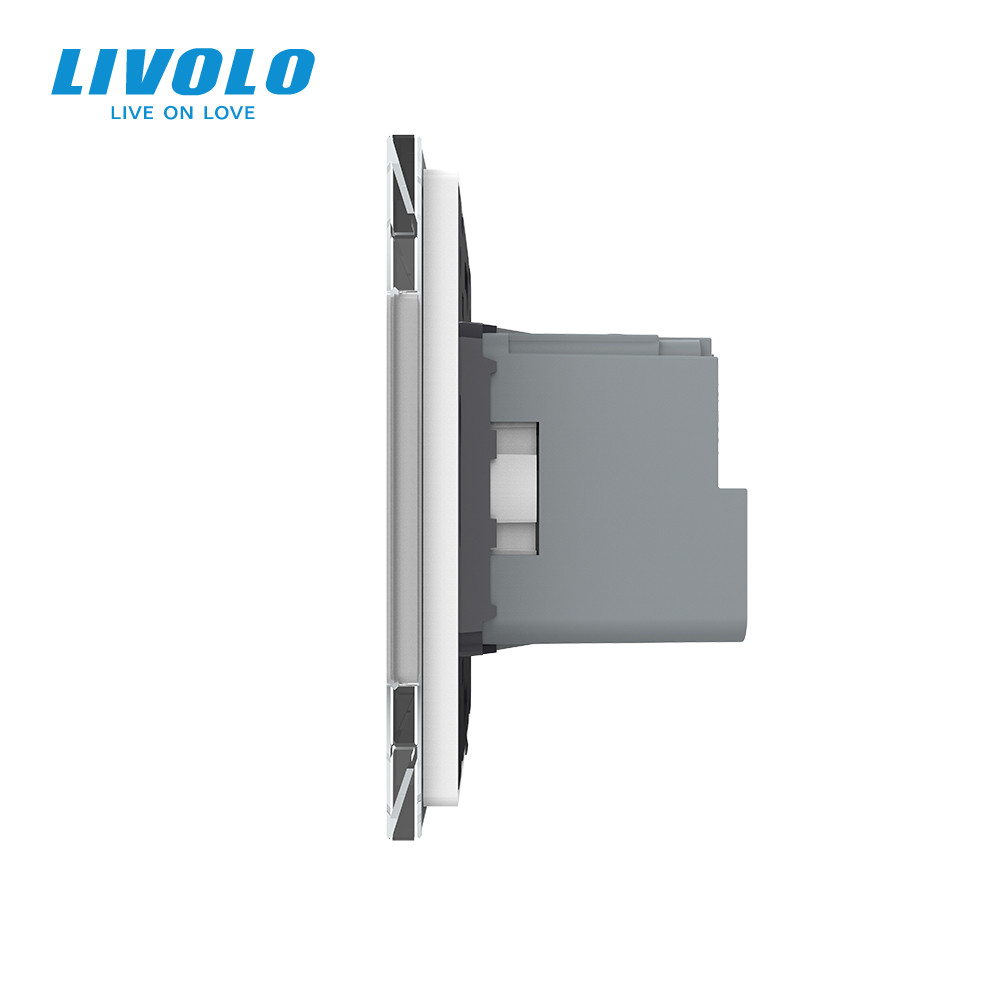 LIVOLO Розумна розетка EC з заземленням Livolo білий (VL-M7FCTC16AZ2-2WP) Коломия - фото 6