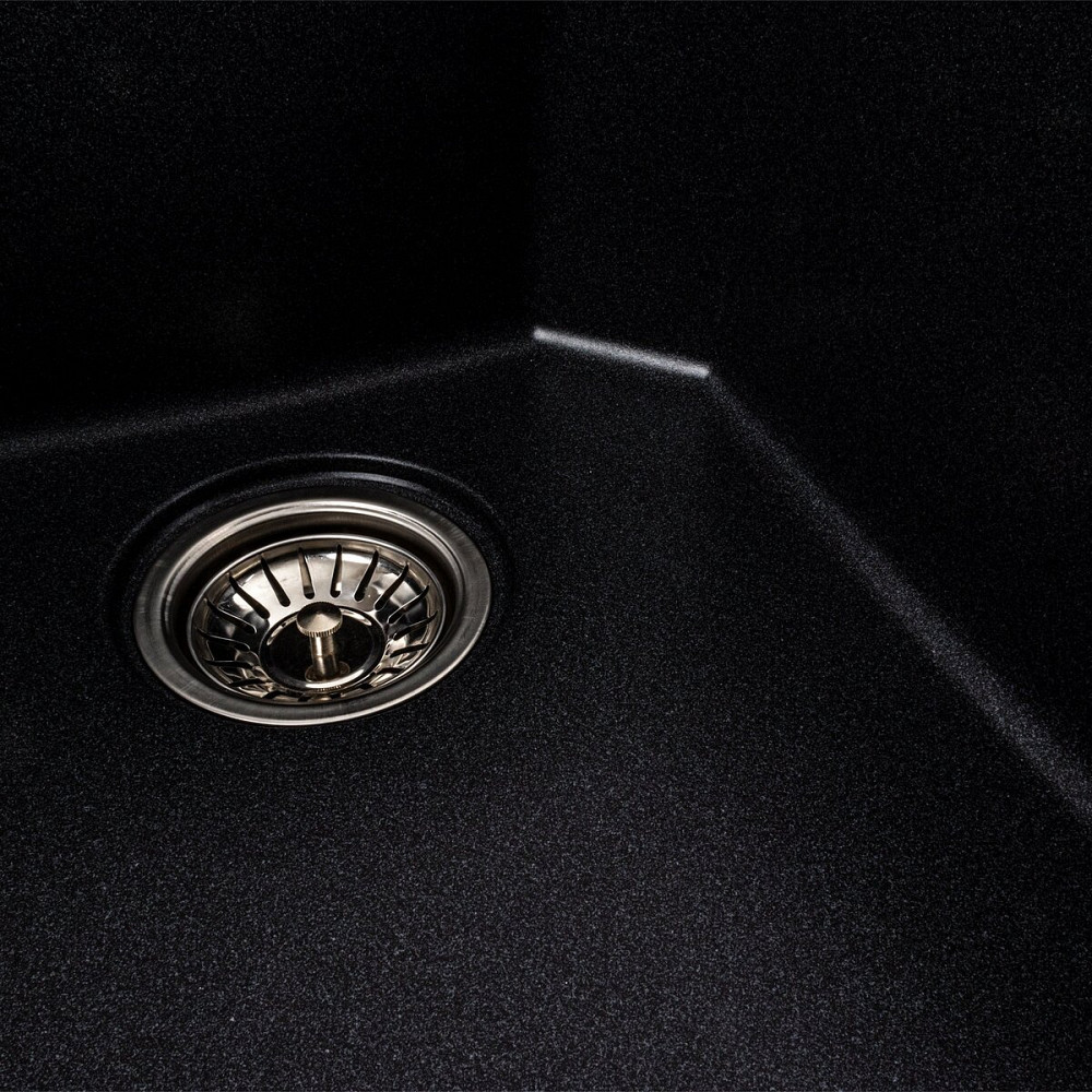 VALESO Гранітна мийка для кухні VALESO HARMONY 7850 матова Карбон Киев - изображение 3