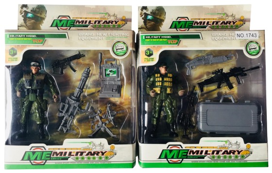 Іграшковий набір DIY Toys Фігурка військового з обладнанням, в асорт (CJ-2175126) (6809366) Київ