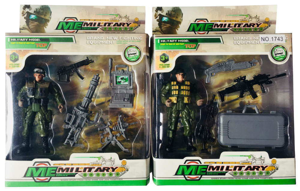 Іграшковий набір DIY Toys Фігурка військового з обладнанням, в асорт (CJ-2175126) (6809366) Київ - фото 1