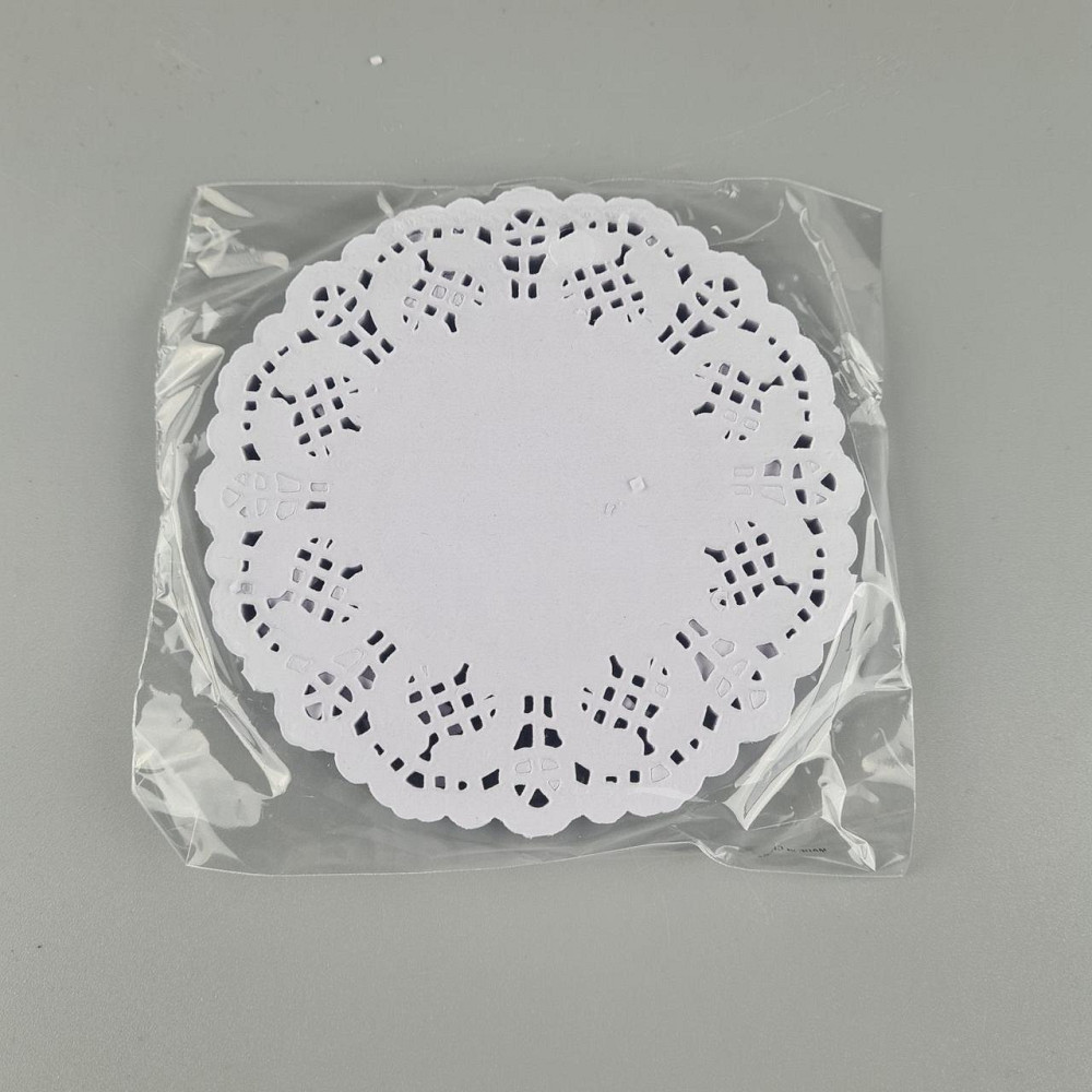 Салфетка ажурная Ф11,4(100шт) белая (1 пачка) Харьков - изображение 2