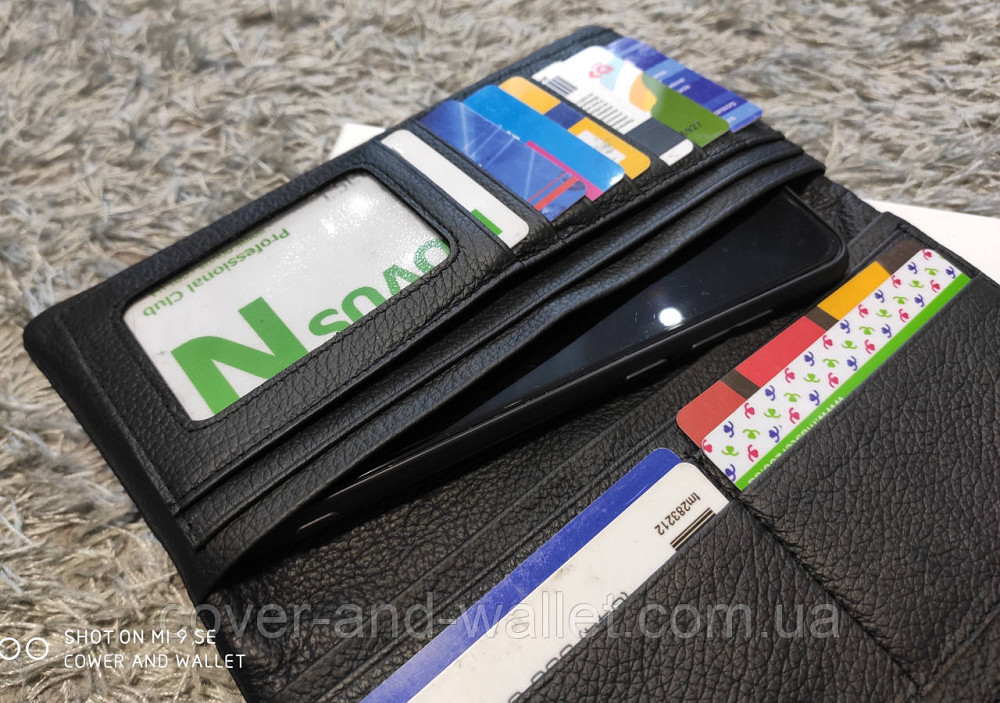 Удобный длинный мужской кожаный кошелек ST 42 Киев - изображение 3