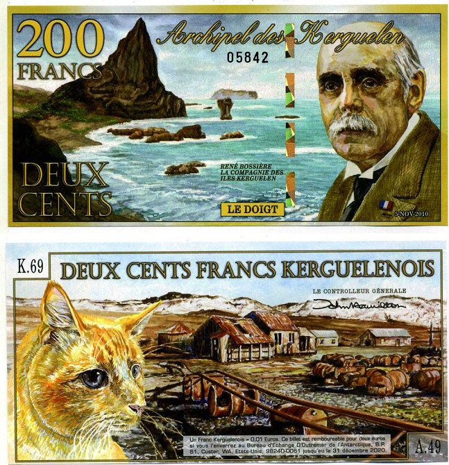 Kerguelen Кергелен - 200 Francs 2010 UNC Полтава - фото 1