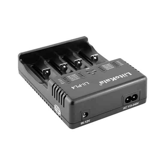Зарядний пристрій Liitokala Lii-PL4, 4 канала, Ni-Mh/Li-ion/LiFePO4, 220V/12V, LED, Box Київ