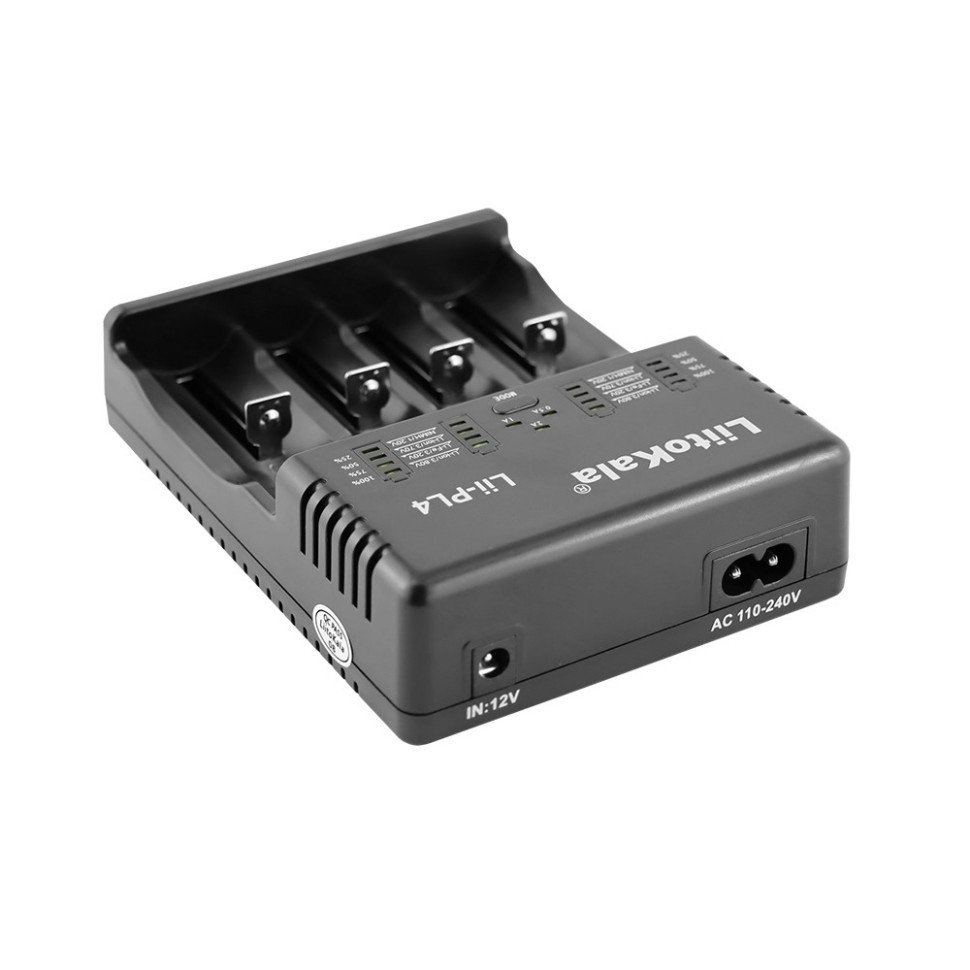 Зарядний пристрій Liitokala Lii-PL4, 4 канала, Ni-Mh/Li-ion/LiFePO4, 220V/12V, LED, Box Київ - фото 3