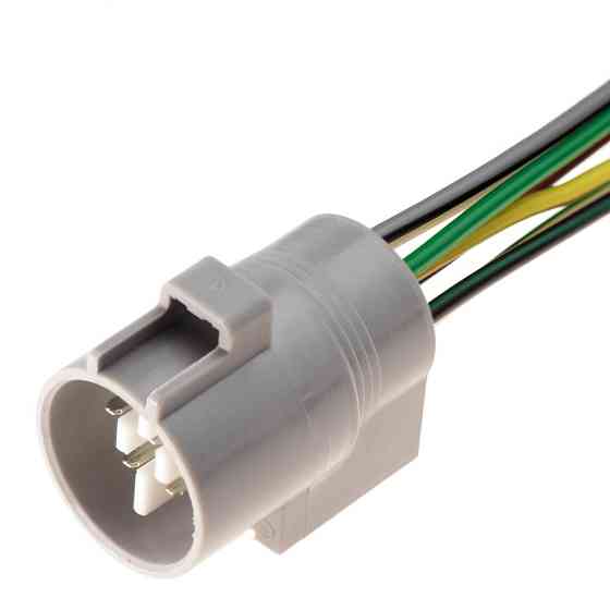 Електричний з'єднувач із дротом, 7-контактний, Передні Габаритні (Парковні) Вогни, Сірий, Пластик, Київ