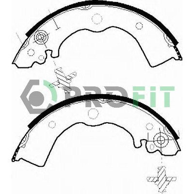 Гальмівні колодки Profit 5001-0412 Вінниця - фото 1