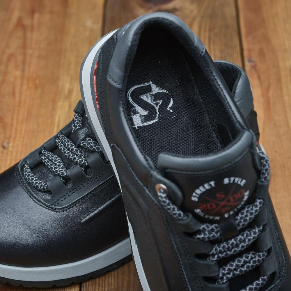 Чоловічи кросівки з натуральної шкіри Silver Харьков - изображение 4