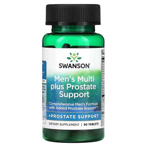 Підтримка простати Swanson Men's Multi Plus Prostate Support, 90 Tablets Луцьк