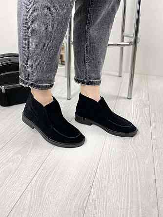 Daragani Черевики жіночі Daragani чорні натуральна замша весна-осінь висота 9 см (3159) 37р.40р Коломыя