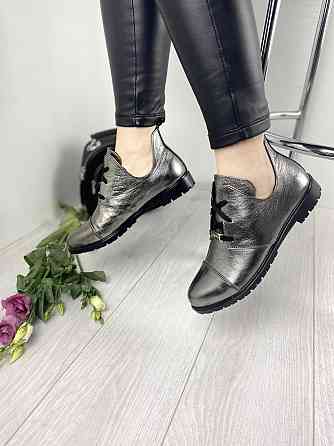 Ботильйони жіночі KRISTINA нікель натуральна шкіра весна-осінь розміри 36р. 37р.(3271) Коломыя