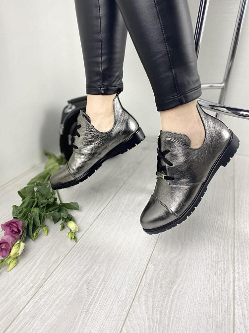 Ботильйони жіночі KRISTINA нікель натуральна шкіра весна-осінь розміри 36р. 37р.(3271) Коломыя - изображение 2