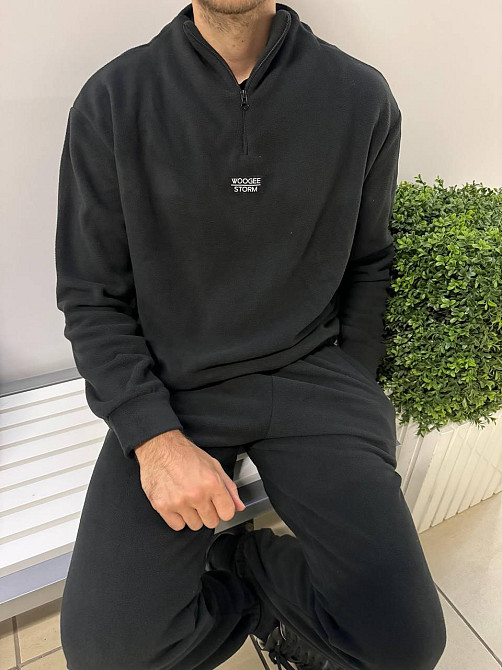 Мужской теплый костюм двойка из двухстороннего плотного флиса Одесса - изображение 4