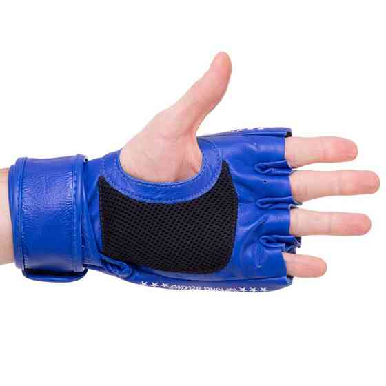 Рукавиці для змішаних єдиноборств MMA шкіряні TOP KING Super TKGGS розмір S-XL кольори в асортименті Рукавички для боксу Київ