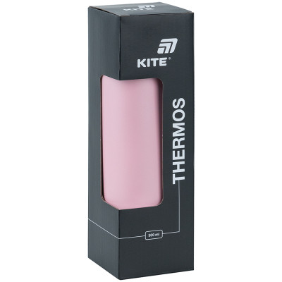 Термос Kite 500 мл рожевий (K25-1224-3) Винница - изображение 4