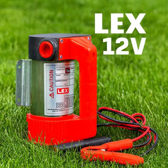 Насос LEX для води і палива 12V портативний електропомпа для пального 12В, 0.35 кВт 4500 об хв Львів