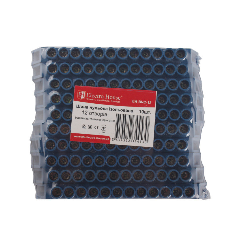 Шина нулевая изолированная, 12 отверстий Днепр - изображение 2