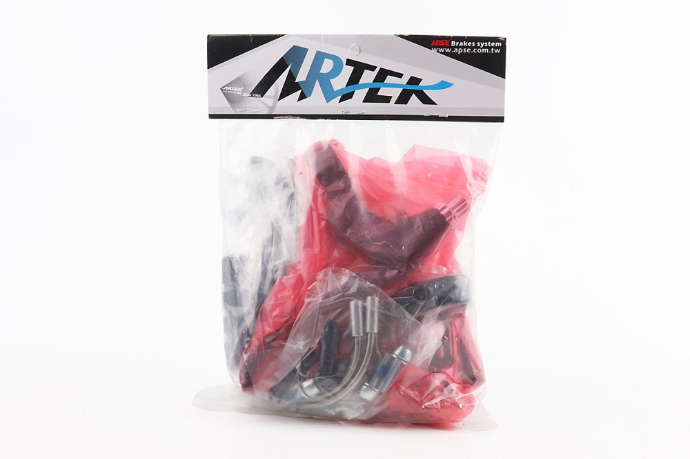 Гальмо V-brake 110мм (2 колеса) з ручками, алюмінієве, чорне 10DG/483D Київ - фото 2