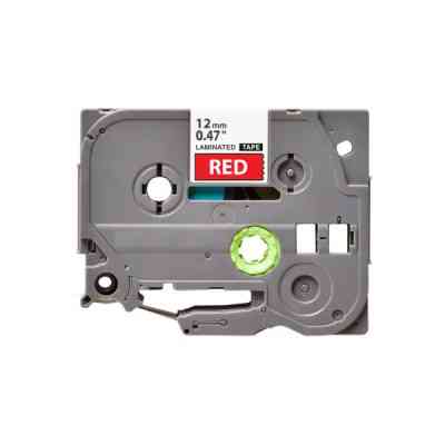 Лента для принтера этикеток UKRMARK B-T435P, ламинированная, 12мм х 8м, white on red, аналог TZe435 (00784) Винница