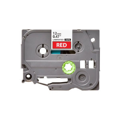 Стрічка для принтера етикеток UKRMARK B-T435P, ламінована, 12мм х 8м, white on red, аналог TZe435 (00784) Вінниця - фото 2