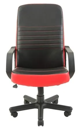 Офисное Кресло Руководителя Richman Prius Fly 2230/2210 Пластик М2 AnyFix Черно-красный Киев