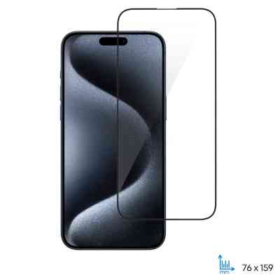 Стекло защитное 2E iPhone 15 Pro Max 2.5D FCFG black (2E-IP-15PM-6.7-SMFCFG-BB) Винница