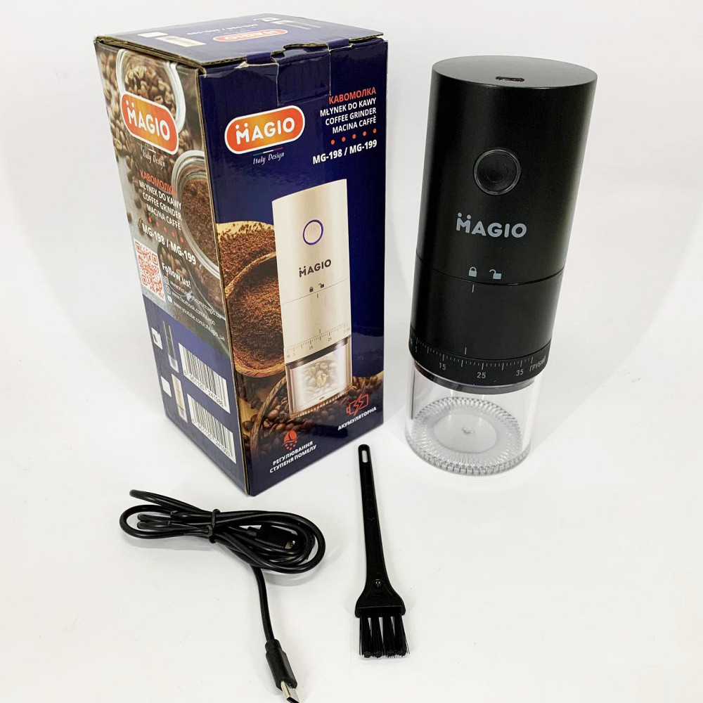 Мельница для кофейных зерен Magio MG-198, Кавомолка для кофе, Бытовая кофемолка стационарная UW-66 Львов - изображение 20