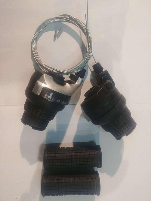 Ревошифт перемикання швидкостей велосипеда (L-3, R-6 швидкостей) (+ручки керма) (mod:9) Мукачево - фото 1