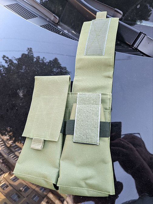 Подвійний підсумок АК на 4 магазини, Molle, Кольори: Хижак, Олива, Піксель (виробник) Днепр - изображение 3