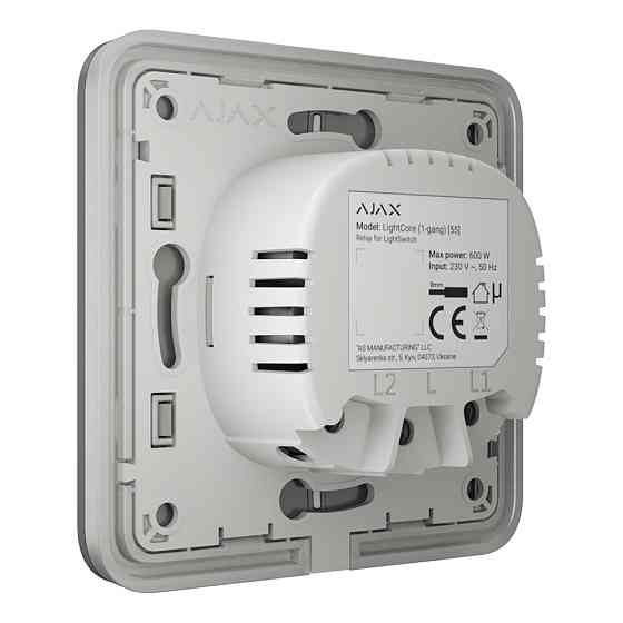 Вимикач Ajax LightSwitch 2-way Graphite прохідний Київ