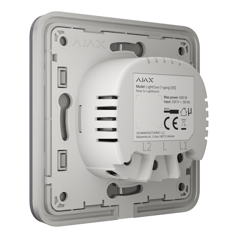 Вимикач Ajax LightSwitch 2-way Graphite прохідний Киев - изображение 3