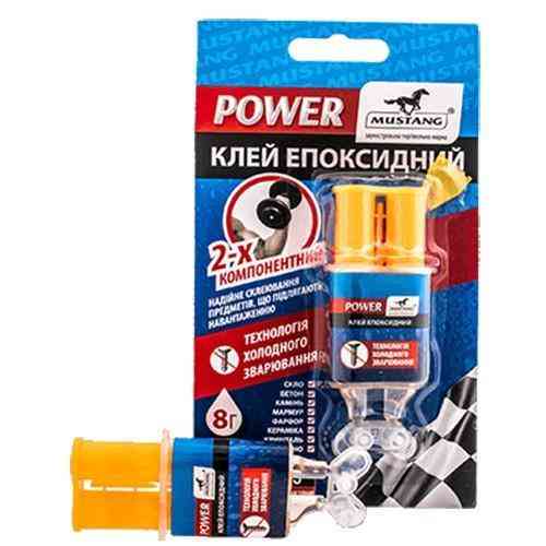 Эпоксидный клей шприц 8г Мустанг Харьков