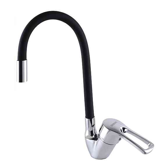 Змішувач для кухні DOMINO SIRIUS DSV-203SLR-Black Луцк