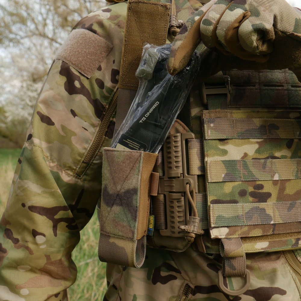 Подсумок под турникет открытого типа с креплениями для тактических ножниц и маркера мультикам. Киев - изображение 10