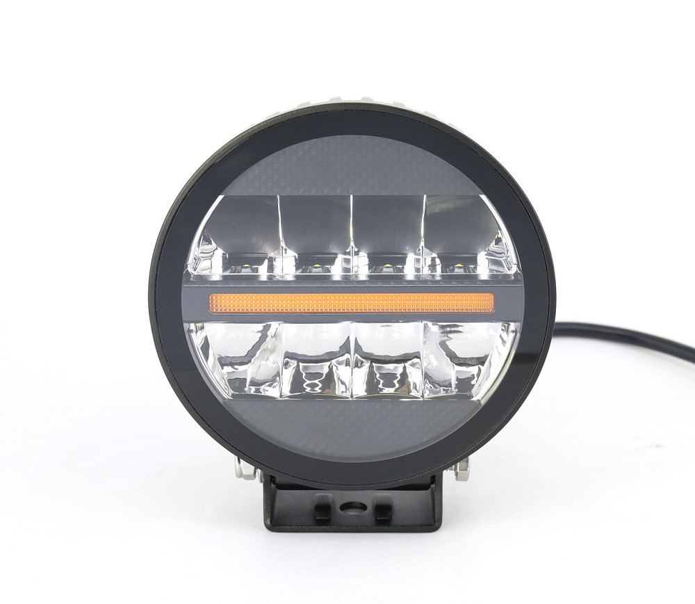 Світлодіодна фара StarLight SL-D0440D кругла, дальнє світло WHITE + DRL 37W 4000Lm 5700K 12/24V (∅138мм) Харків - фото 2