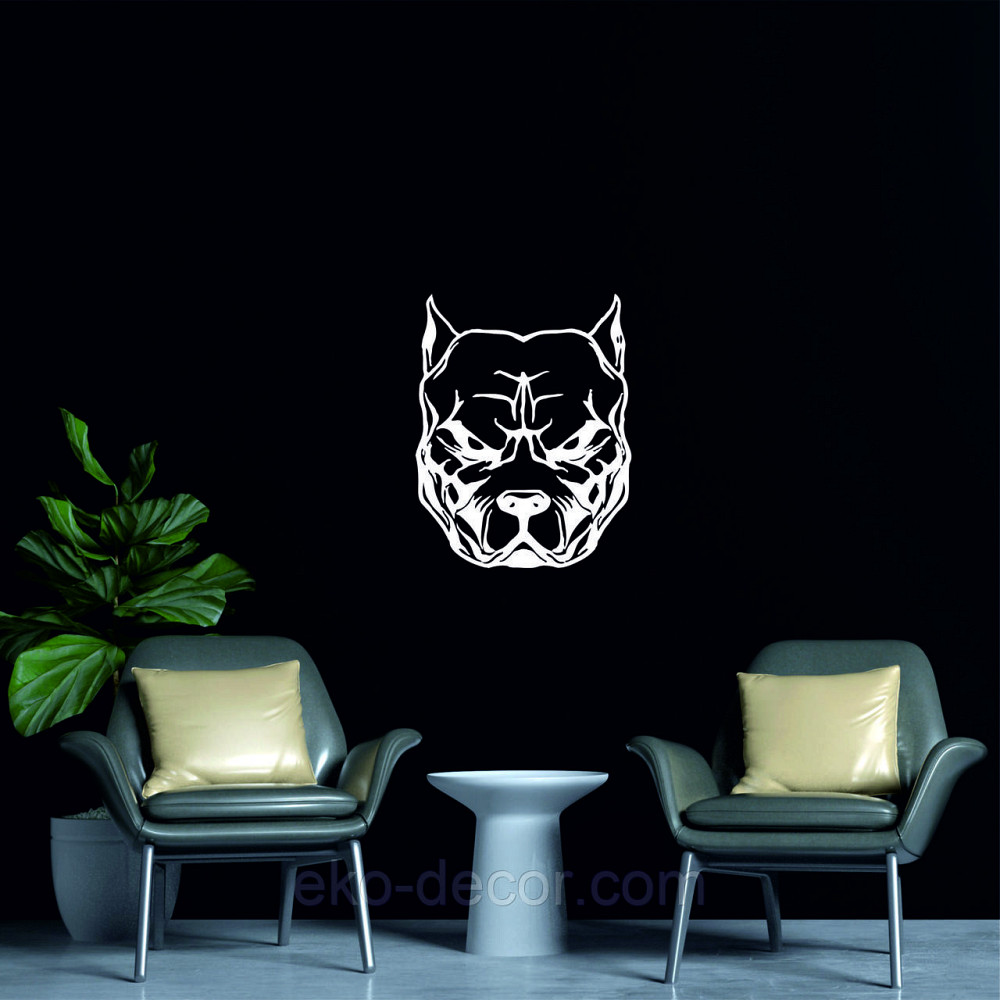 Декоративне настінне Панно «Собака», Декор на стіну 110*86 см, Білий Київ - фото 4