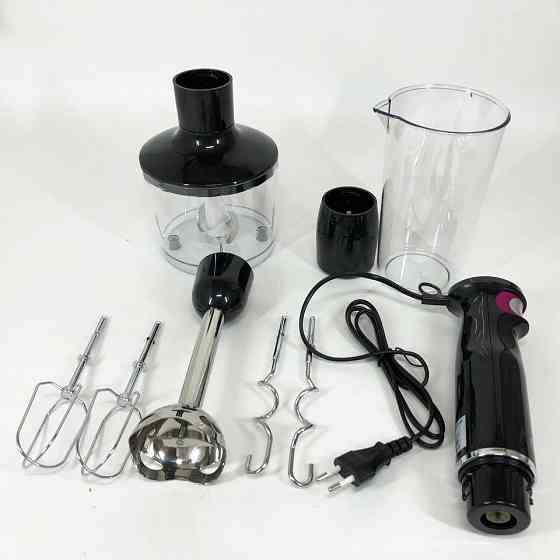 Блендер для крему і соусу, Занурювальний блендер з чашею Кухонний занурювальний з насадками XJ-38 Івано-Франківськ