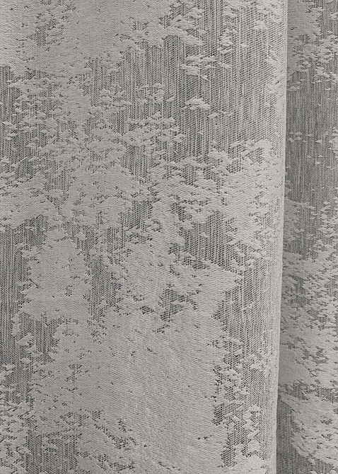 Комплект готових штор VR-Textil Жакард Sultan XO № 1124ш Світло-сірий 100х270 см 2 шт (31-420) Київ - фото 8