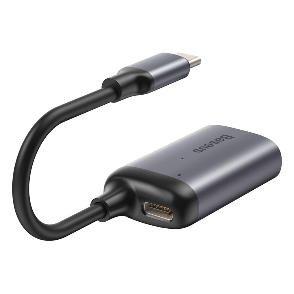 USB-хаб Baseus Enjoyment Series Type-C to VGA+PD HUB Convertor CAHUB-O0G (Сірий) Николаев - изображение 3