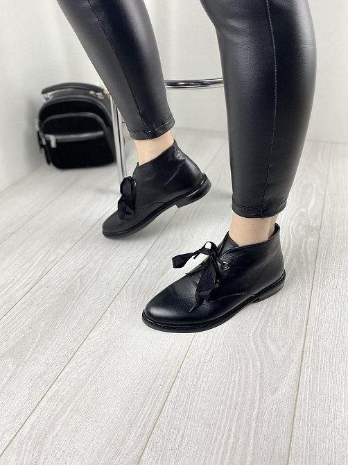 Черевики жіночі VALIENTE чорні натуральна шкіра 36р. (3245) Коломыя - изображение 6