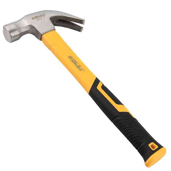 Молоток-цвяходер 570 г фібергласова ручка (магніт) SIGMA (4315051) Київ