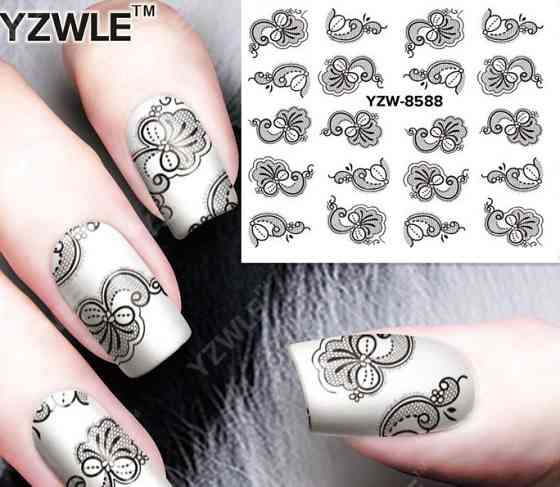 Наклейки для нігтів BLE1503 Київ