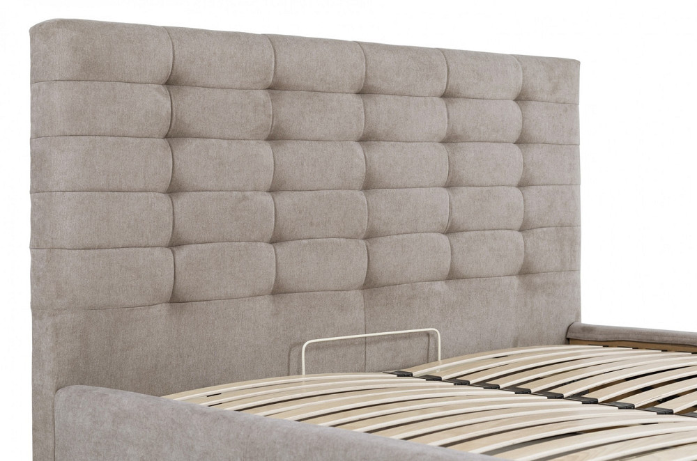 Кровать Erika Comfort 140 х 200 см Мисти Mocco С подъемным механизмом и нишей для белья Мокко Днепр - изображение 12