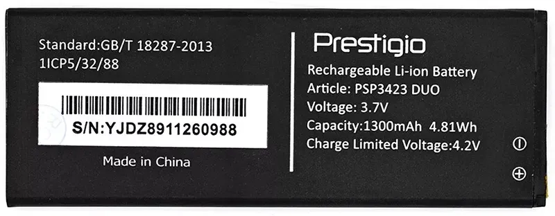 Акумулятор для Prestigio 3423 Wize R3 / PSP3423 DUO (1300 mAh) Днепр - изображение 1