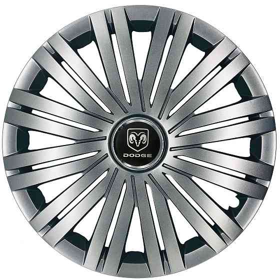Автомобильные модельные колпаки R17 Dodge 502 4шт, SJS, серебряные Винница