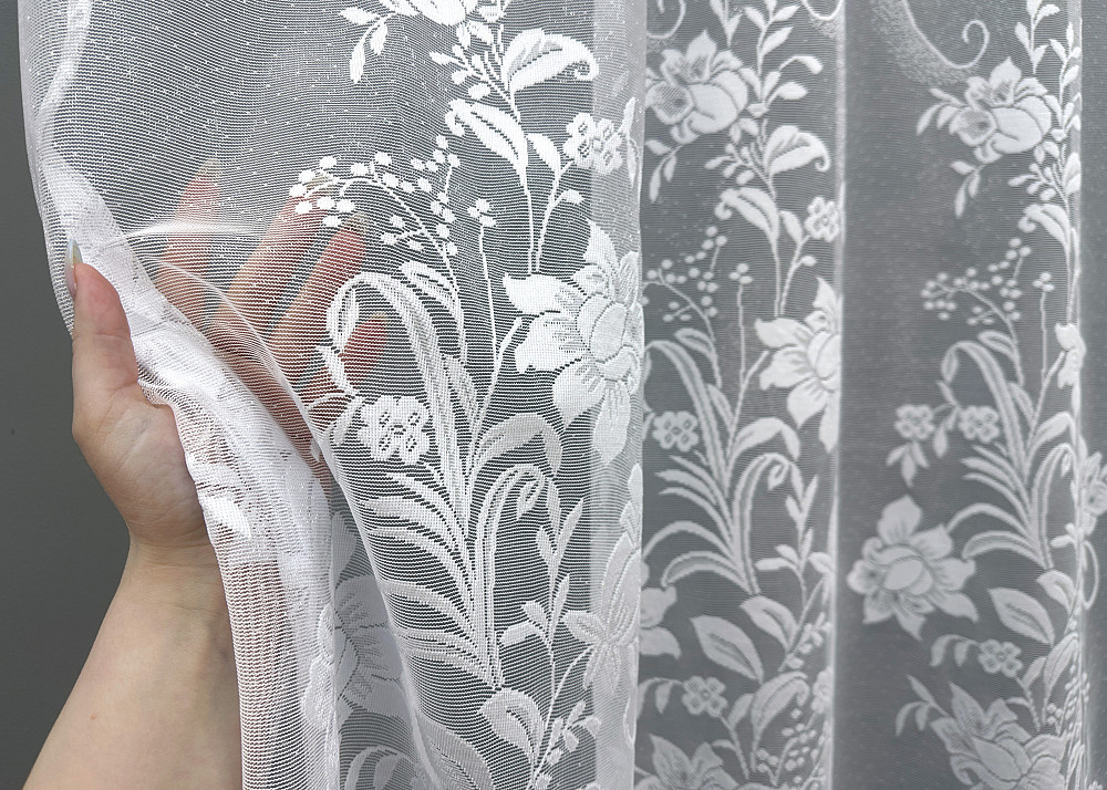 Тюль VR-Textil 1606т Жакард Білий 300х270 см (42-0559) Київ - фото 4