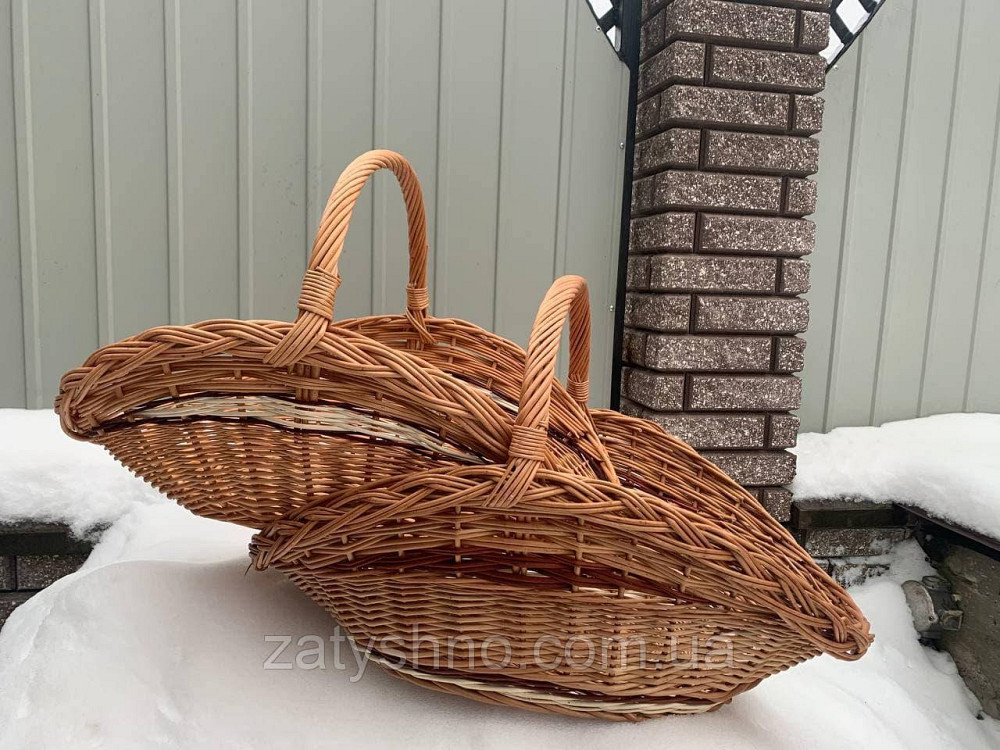 Корзина из лозы для дров Киев - изображение 5