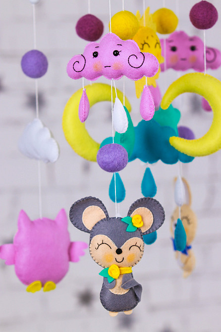 Музичний мобіль WoolyFox «Сонячні сни» з 35 мелодіями Київ - фото 5