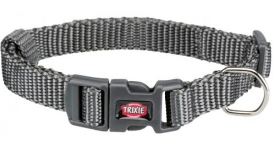 Нашийник Trixie нейлоновий "Premium" M-L 35-55 см / 20 мм (графіт) Вінниця - фото 1