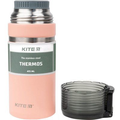 Поїльник-непроливайка Kite термос 473 мл., персиковий (K21-320-01) Вінниця - фото 2